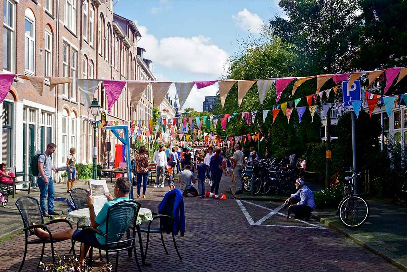 Straatfeest - foto door Roel Wijnants